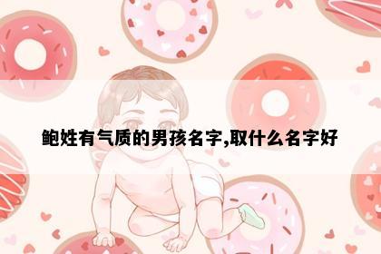 鲍姓有气质的男孩名字,取什么名字好